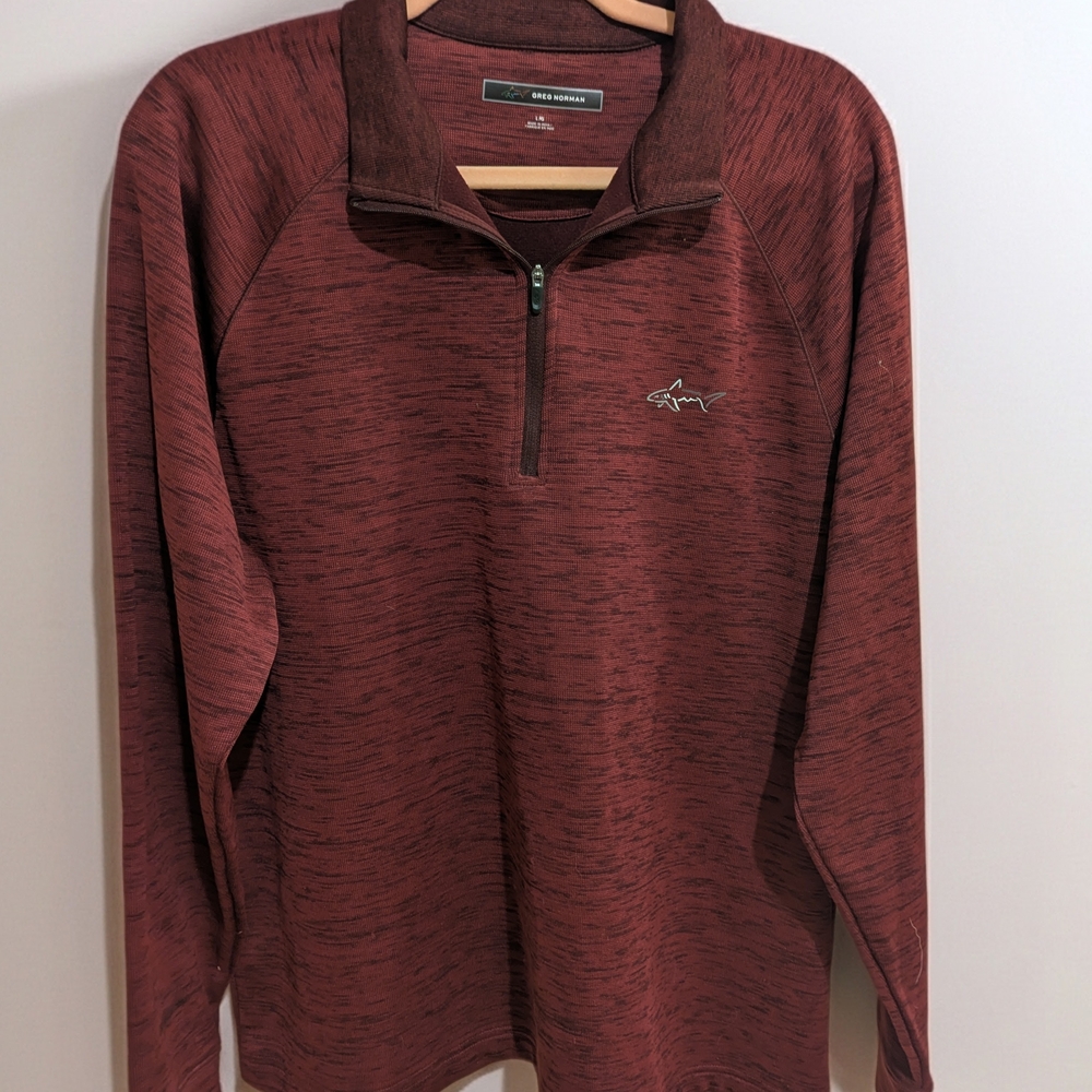 Bobby Jones Men's Maroon Zip-Up Sweater